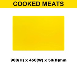 Plastic Chopping Board 900x450x50mm Multi Colour