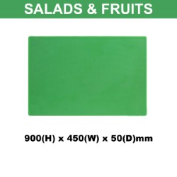 Plastic Chopping Board 900x450x50mm Multi Colour