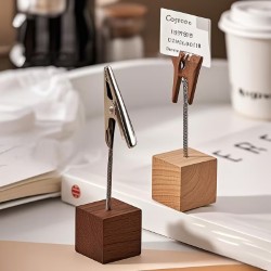 Crocodile Wooden Price Tag Display Clips 10 Pack