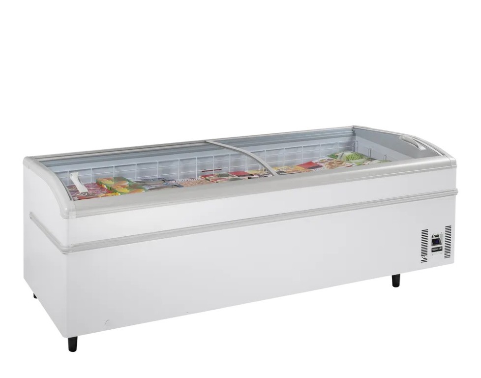 SUPER 250DE High Vision Supermarket Freezer White