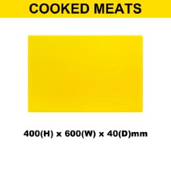 Plastic Chopping Board 400x600x40mm Multi Colour