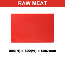 Plastic Chopping Board 900x600x50mm Multi-Colour