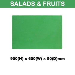 Plastic Chopping Board 900x600x50mm Multi-Colour