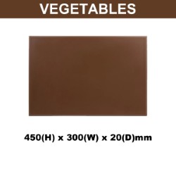 Plastic Chopping Board 450x300x20mm Multi Colour