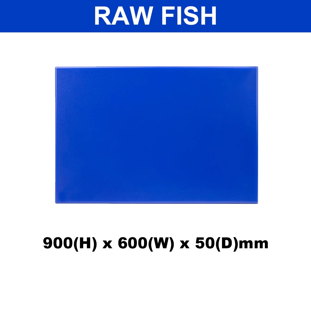 Plastic Chopping Board 900x600x50mm Multi-Colour